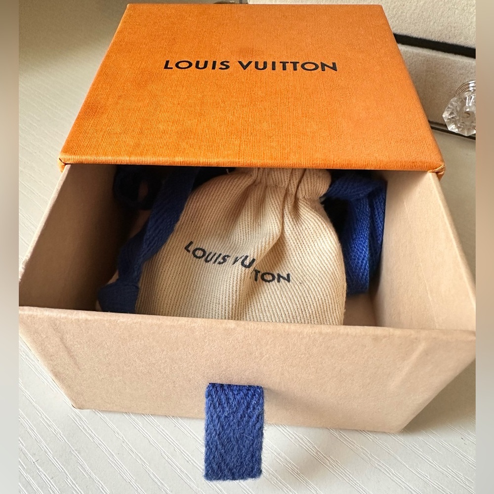 Authentic Louis Vuitton large hoop earrings - Picture 3 of 7